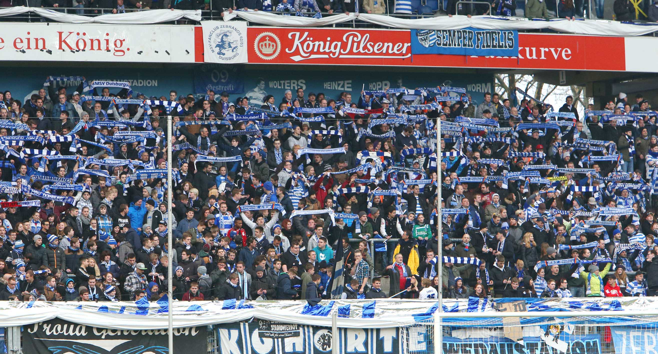 MSV Duisburg: U 23-Spiel im großen Stadion