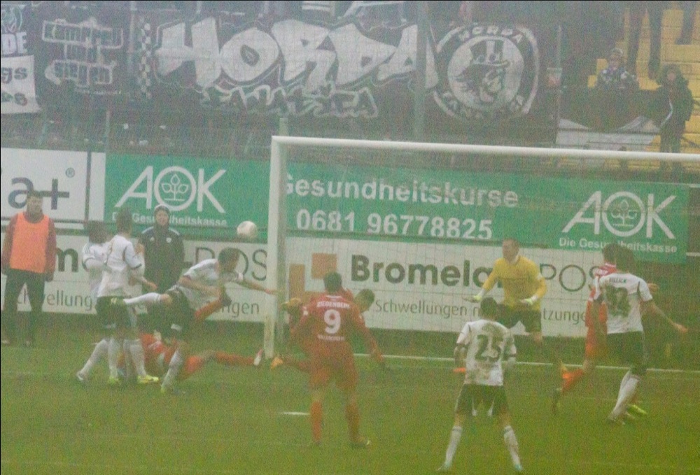 24. Spieltag: SV Elversberg - Hallescher FC - Bild 8