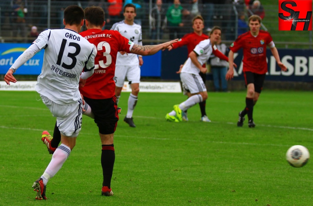 37. Spieltag: SV Elversberg - Chemnitzer FC - Bild 14