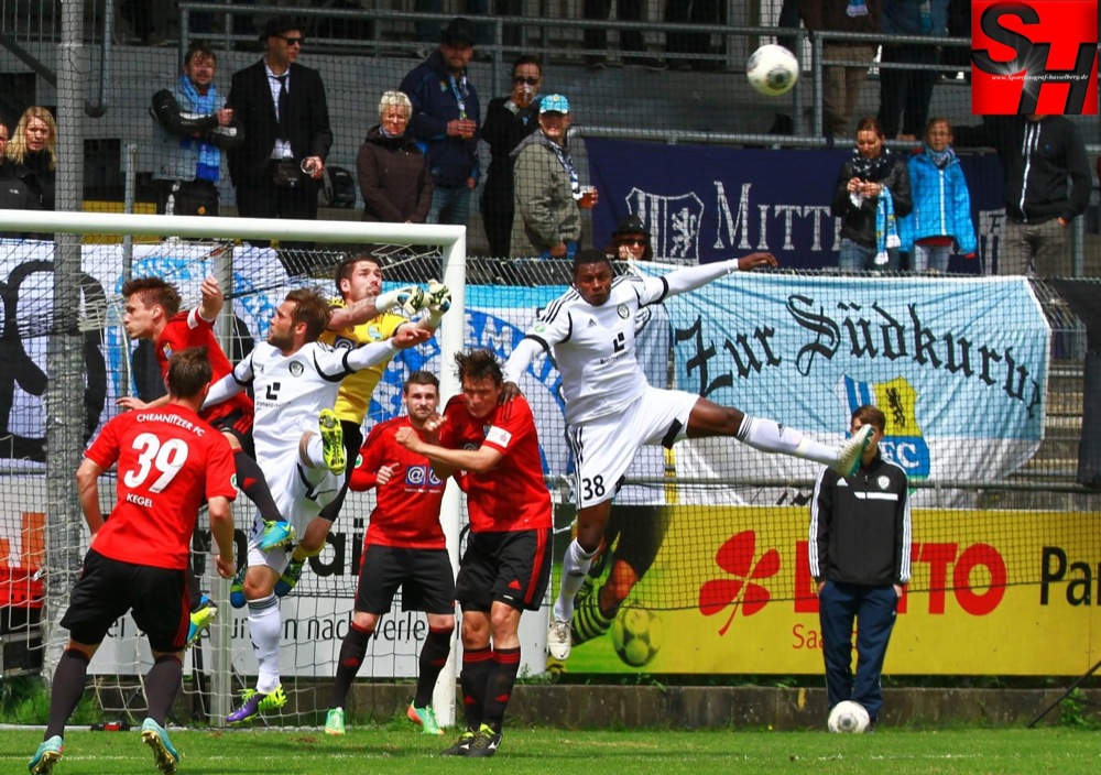 37. Spieltag: SV Elversberg - Chemnitzer FC - Bild