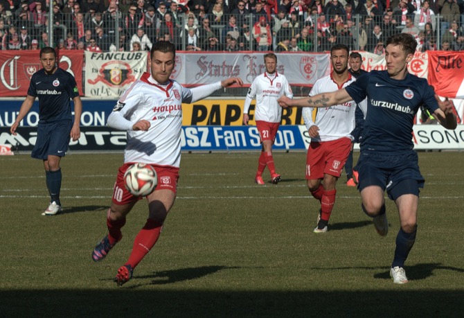 27. Spieltag: Hallescher FC - Hansa Rostock - Bild 9