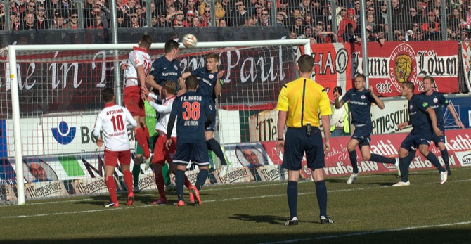 27. Spieltag: Hallescher FC - Hansa Rostock