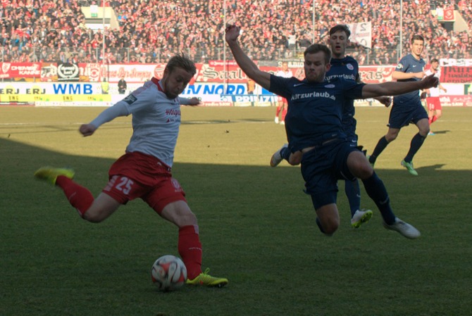 27. Spieltag: Hallescher FC - Hansa Rostock - Bild 4