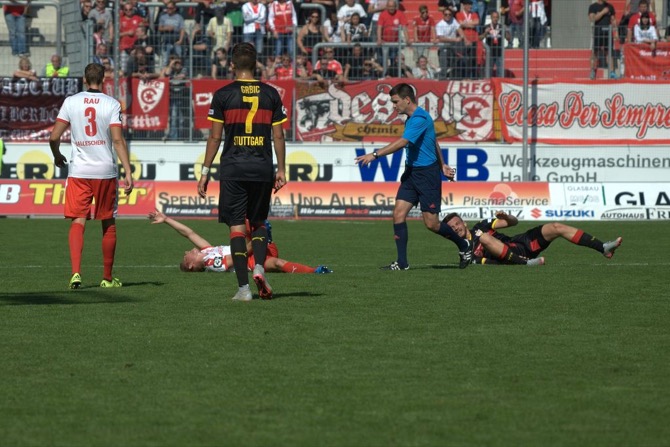 8. Spieltag 15/16: Hallescher FC - VfB Stuttgart II - Bild 5