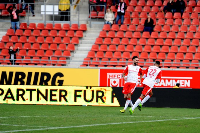 21. Spieltag 17/18: Hallescher FC - VfR Aalen - Bild 1