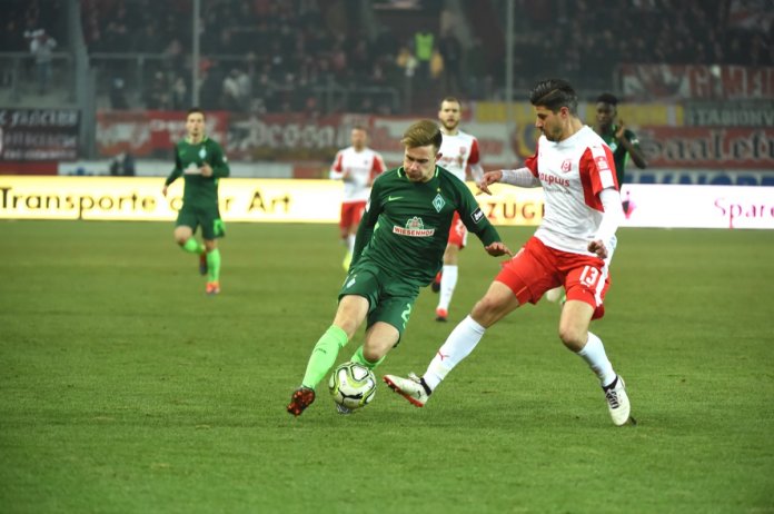 28. Spieltag 17/18: Hallescher FC - SV Werder Bremen II  - Bild 1