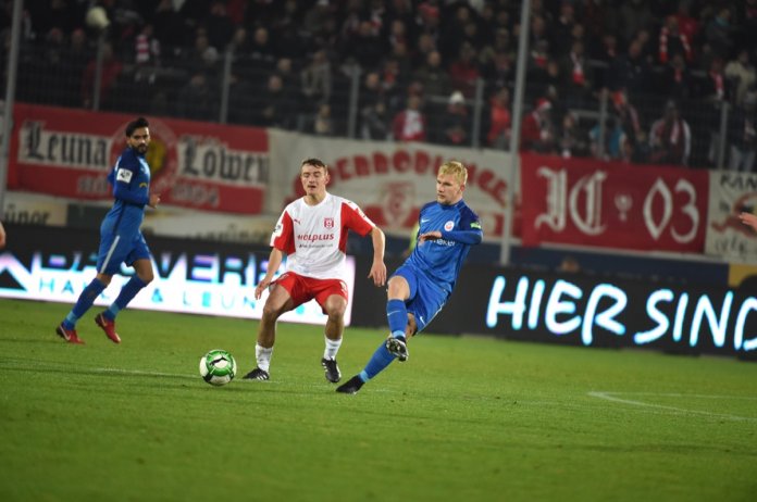 18. Spieltag 17/18: Hallescher FC - Hansa Rostock