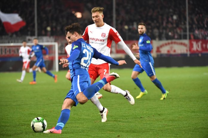 18. Spieltag 17/18: Hallescher FC - Hansa Rostock - Bild 8