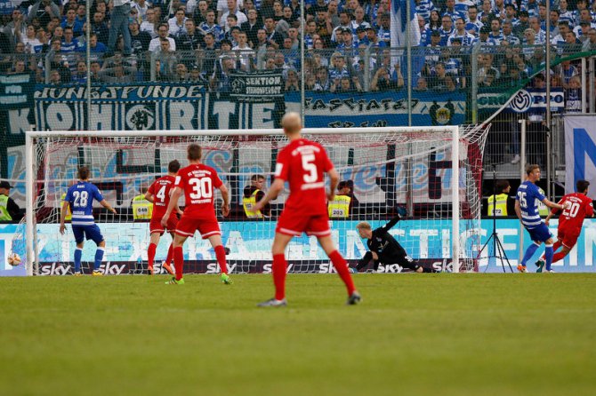 Relegation: Würzburger Kickers - MSV Duisburg 