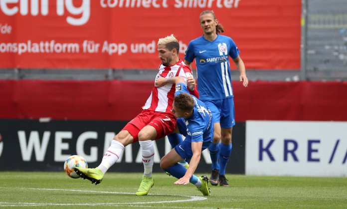36. Spieltag 19/20: Würzburger Kickers - Hansa Rostock - Bild 1