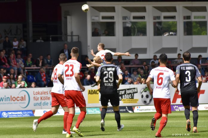 36. Spieltag 17/18: Fortuna Köln - Hansa Rostock - Bild 2