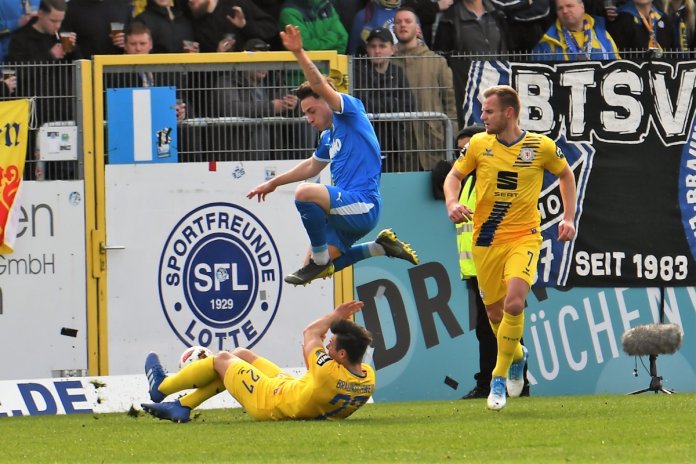 30. Spieltag 18/19: Sportfreunde Lotte - Eintracht Braunschweig - Bild 9
