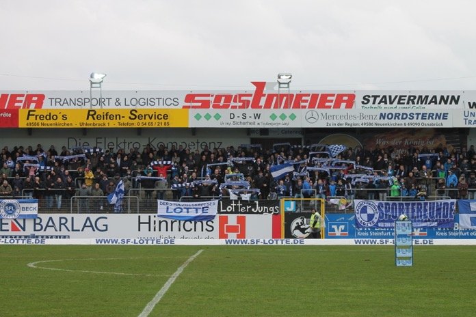 28. Spieltag 16/17: Sportfreunde Lotte - Hallescher FC - Bild 5
