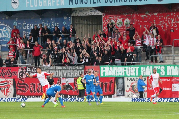 11. Spieltag 17/18: Sportfreunde Lotte - Hallescher FC - Bild 7