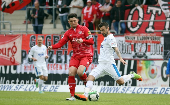 36. Spieltag 17/18: Sportfreunde Lotte - Würzburger Kickers - Bild 8