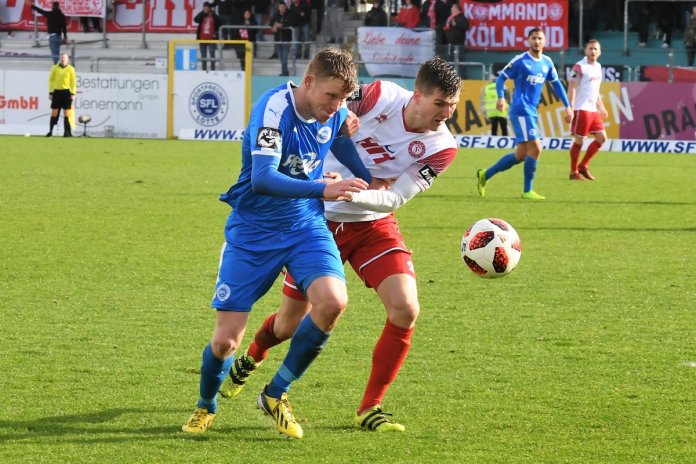27. Spieltag 18/19: Sportfreunde Lotte - Fortuna Köln - Bild 12