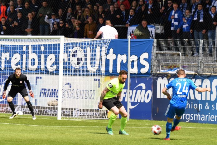 36. Spieltag 18/19: Sportfreunde Lotte - SV Wehen Wiesbaden - Bild 14
