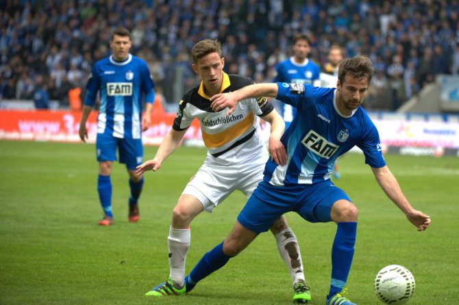 34. Spieltag 15/16: 1. FC Magdeburg - Dynamo Dresden - Bild