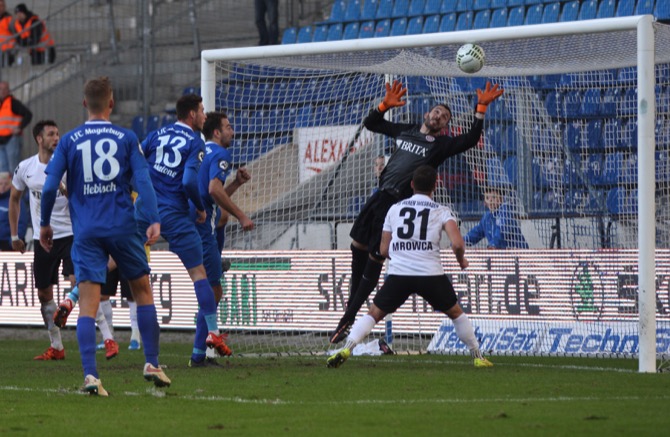 14. Spieltag 15/16: 1. FC Magdeburg - Wehen Wiesbaden