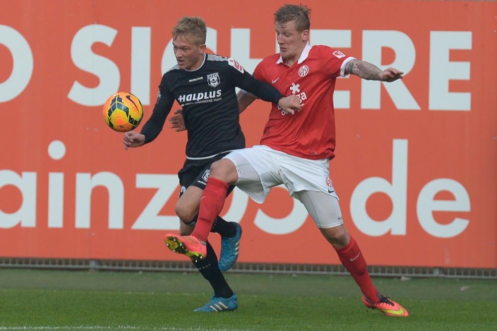 18. Spielag: 1. FSV Mainz 05 II - Hallescher FC - Bild 14