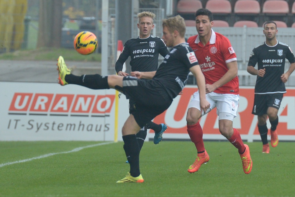 18. Spielag: 1. FSV Mainz 05 II - Hallescher FC - Bild 4