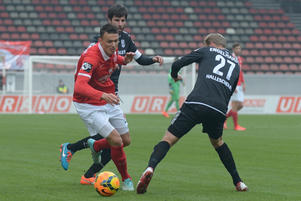 18. Spielag: 1. FSV Mainz 05 II - Hallescher FC - Bild 6