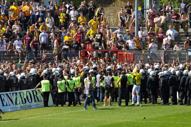 Dresden mit 3:2 Sieg in Münster - Spielbericht + Bilder