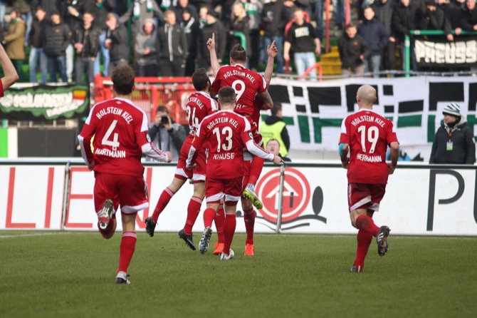 Kiel siegt in Münster mit 3:1 - Spielbericht