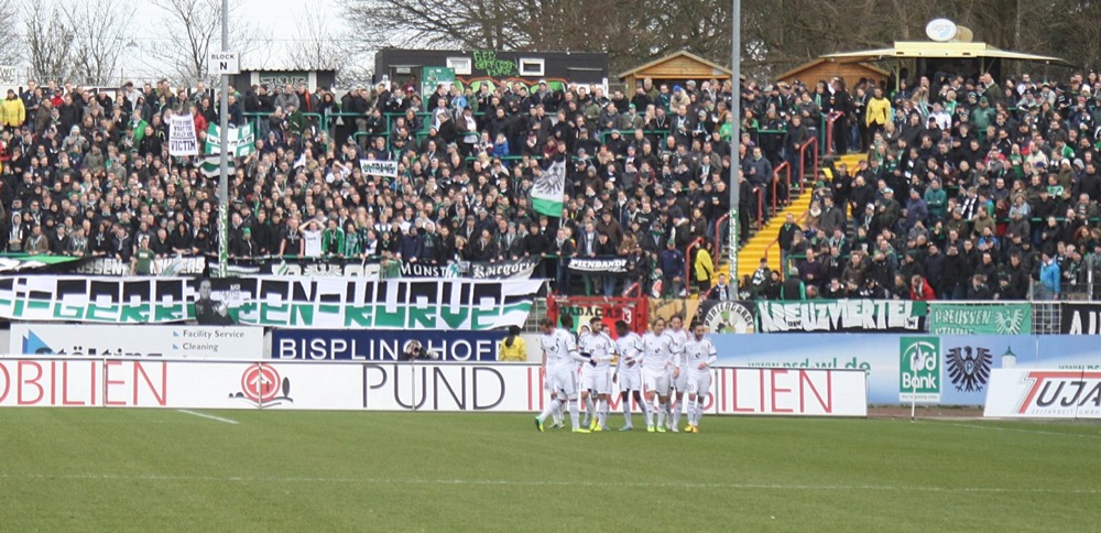 18. Spieltag; SC Preußen Münster - SpVgg Unterhaching