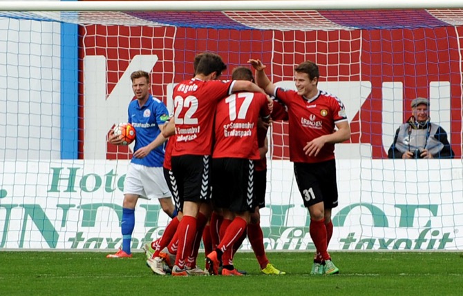 14. Spieltag 15/16: Hansa Rostock - SG Sonnenhof Großaspach