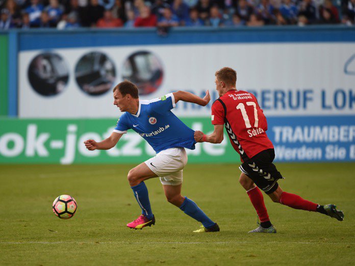 22. Spieltag; SG Sonnenhof Großaspach – Hansa Rostock