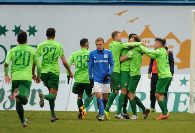 26. Spieltag 15/16: Hansa Rostock - Erzgebirge Aue