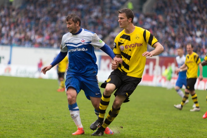 34. Spieltag: Hansa Rostock - Borussia Dortmund II - Bild