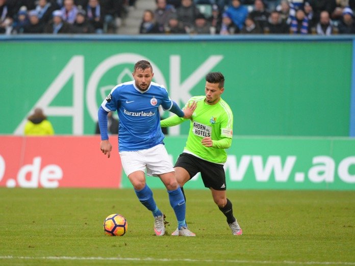19. Spieltag 16/17: Hansa Rostock - Chemnitzer FC - Bild 1