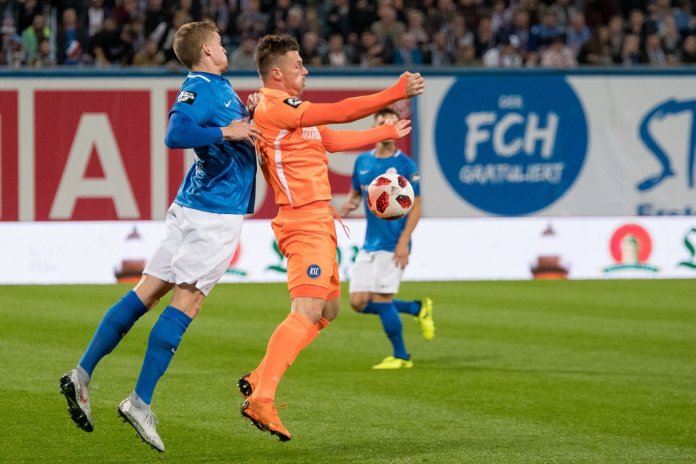 11. Spieltag 18/19: Hansa Rostock - Karlsruher SC - Bild 1