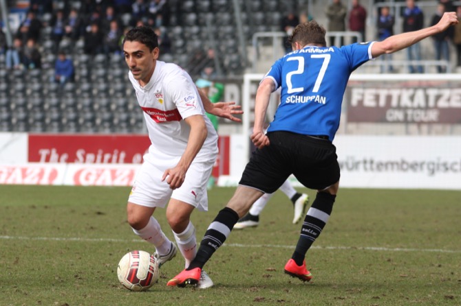30. Spieltag: VfB Stuttgart II - Arminia Bielefeld