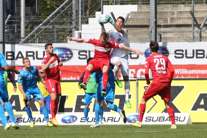 33. Spieltag: Stuttgarter Kickers - VfB Stuttgart II