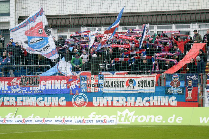 20. Spieltag 19/20: SpVgg Unterhaching - 1. FC Kaiserslautern - Bild 1