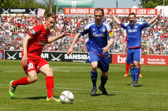 37. Spieltag 15/16: Würzburger Kickers - Holstein Kiel