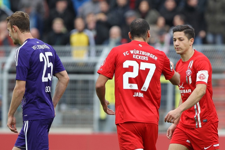 13. Spieltag 15/16: Würzburger Kickers - VfL Osnabrück