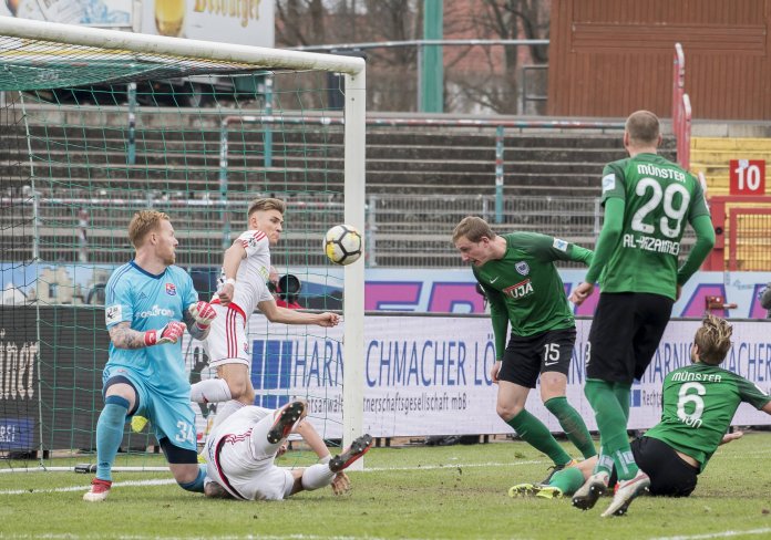Münster schlägt Unterhaching mit 2:0 – Spielbericht