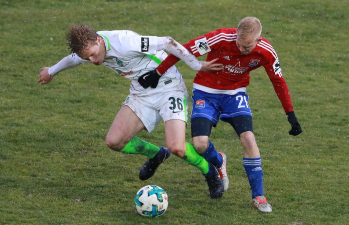 Unterhaching feiert späten Sieg gegen Werder II – Spielbericht + Bilder
