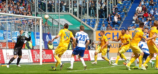 Duisburg und Hansa Rostock trennen sich 2:2 - Spielbericht