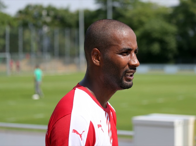 Ex-Nationalspieler Cacau bei Stuttgart II im Training