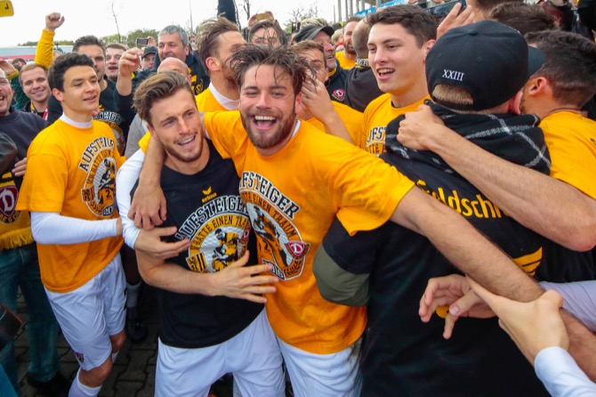 Dynamo Dresden ist aufgestiegen – Spielbericht + Bilder