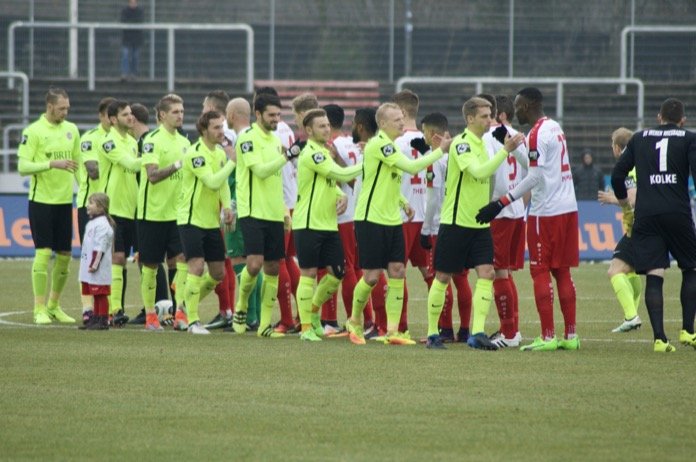 22. Spieltag 16/17: Fortuna Köln - SV Wehen Wiesbaden - Bild 1